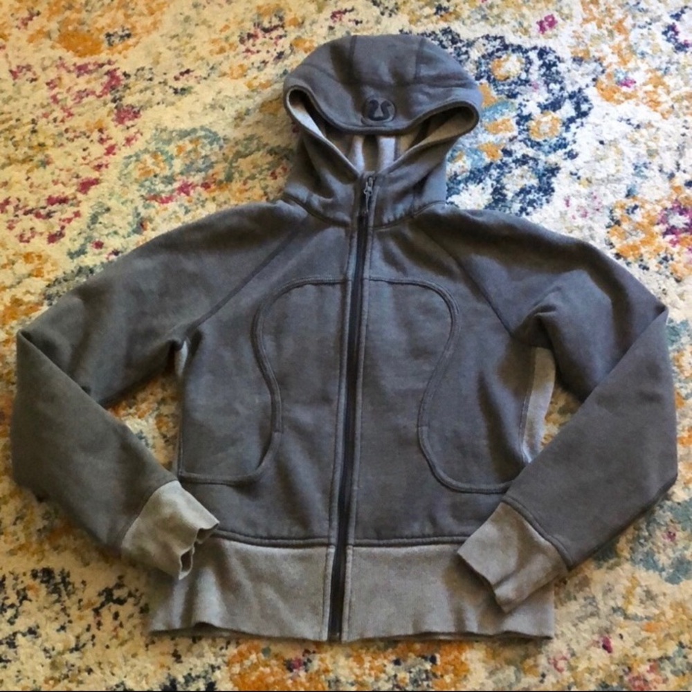 Lululemon Scuba Hoodie, Size 6, Grey